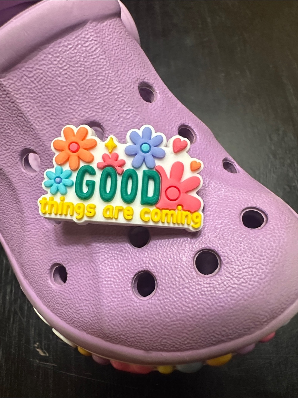 Colorful Good Things Charm. Search JIBBITZ in my closet to buy and save more!
